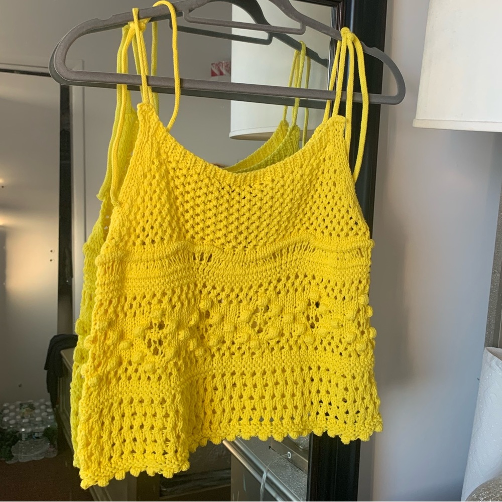 Zara crochet top